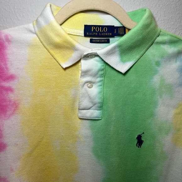 Polo Ralph Lauren Men's Tie Dye Polo Shirt Size S - Picture 7 of 12